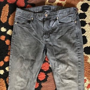 PacSun skinny jeans-gray, black. Size 32x32